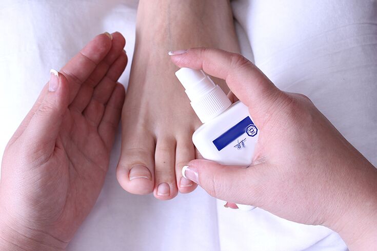antiseptic for the feet to prevent the formation of fungus